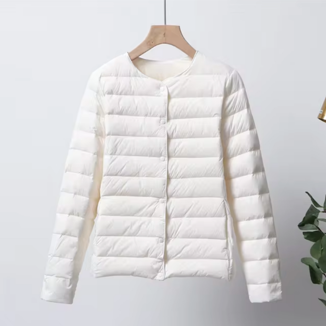 Ultra thin down jacket women