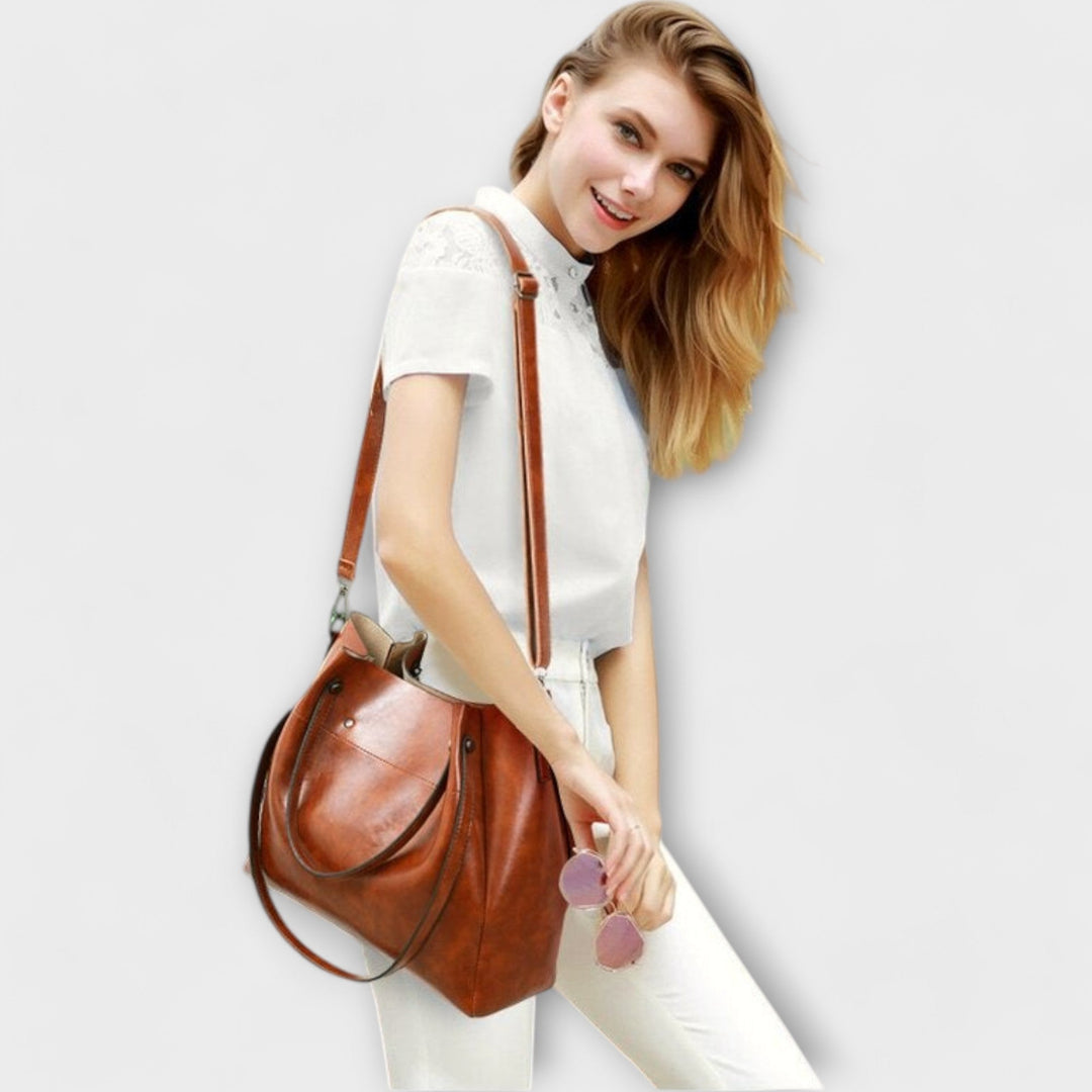 Olivia - 4-Piece Vintage Bag Set