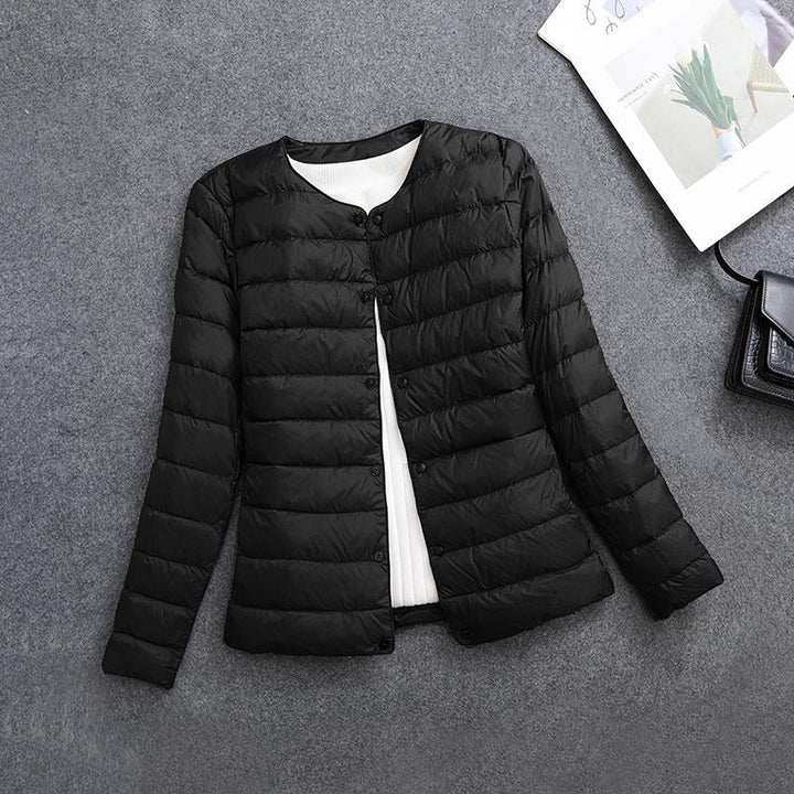 Lightweight insulated jacket women detail
