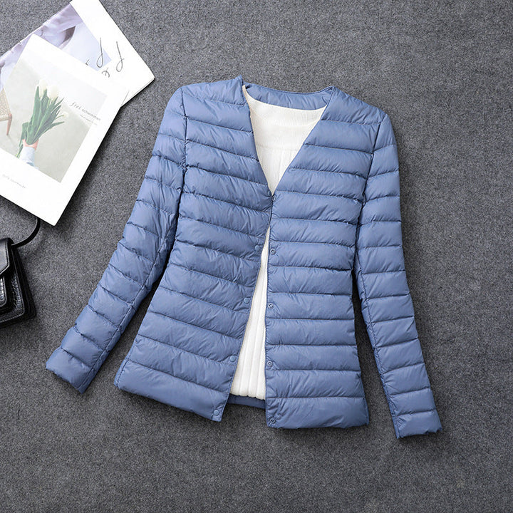 Lightweight insulated jacket women detail