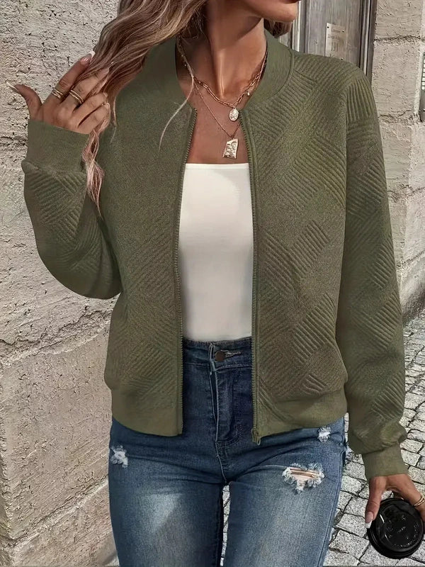 Bomber jacket women detail