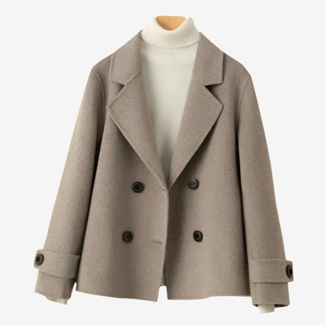 Double breasted blazer women back