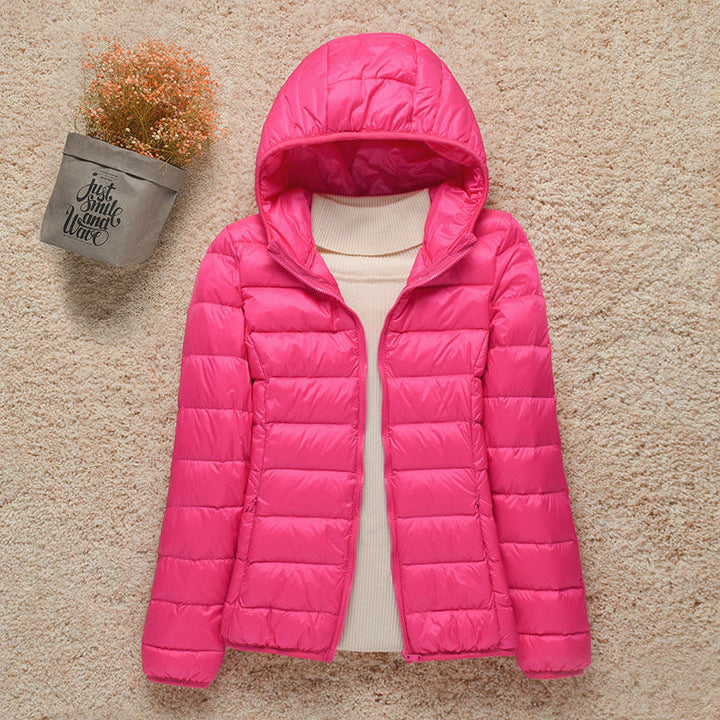 Ultralight quilted jacket women colour range