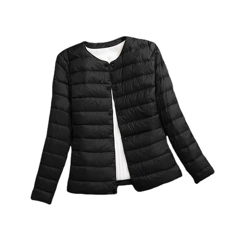 Lightweight insulated jacket women detail