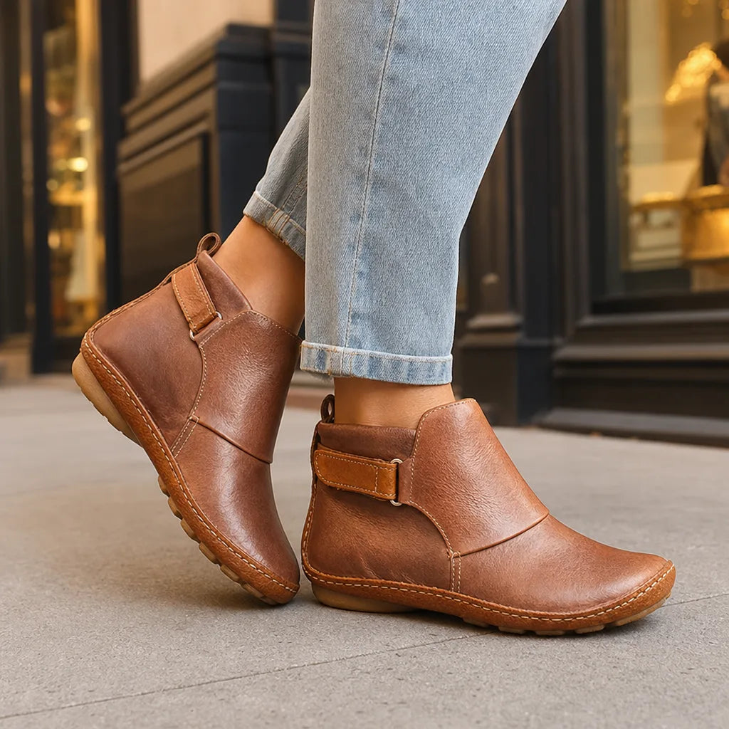 Strap ankle boots detail