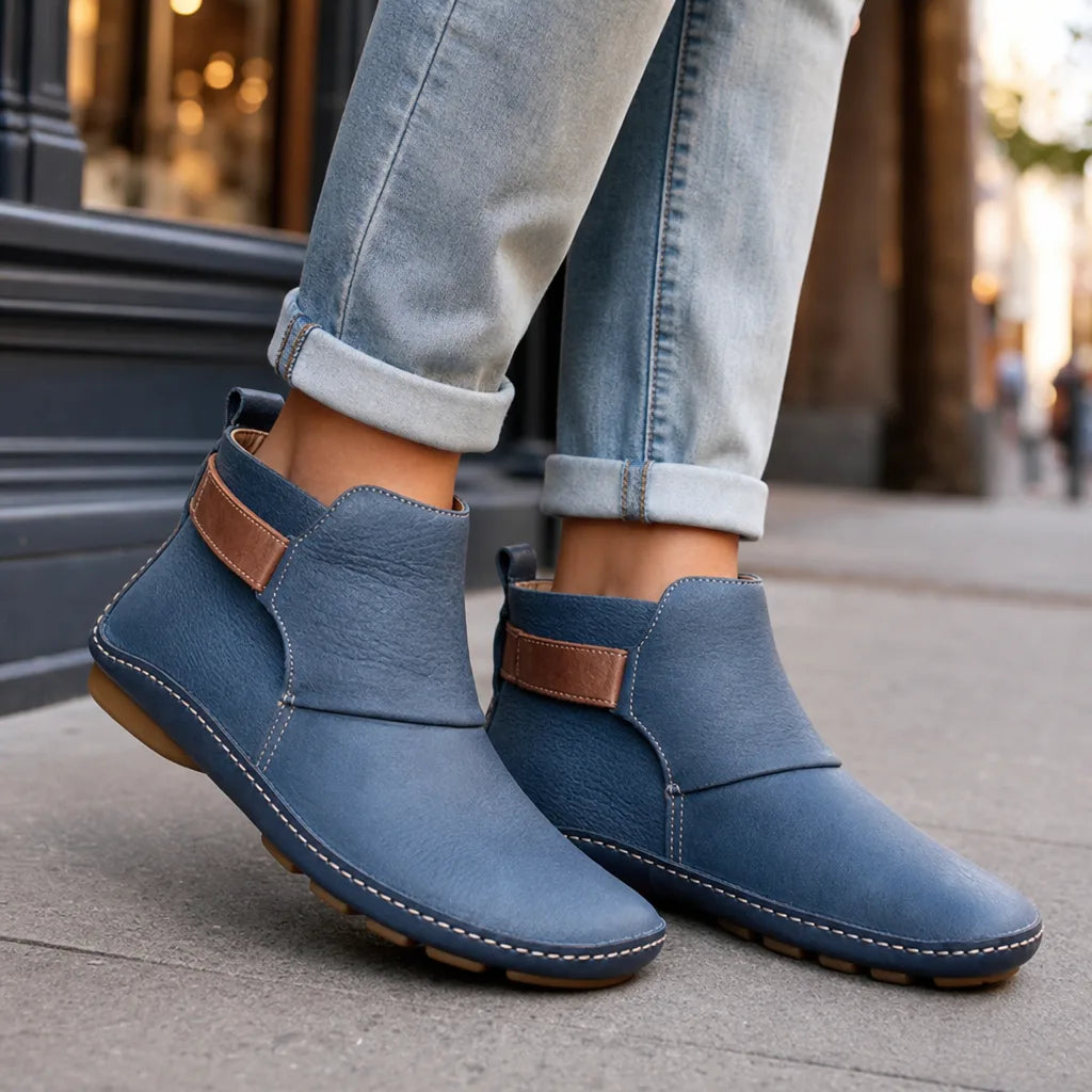 Strap ankle boots detail