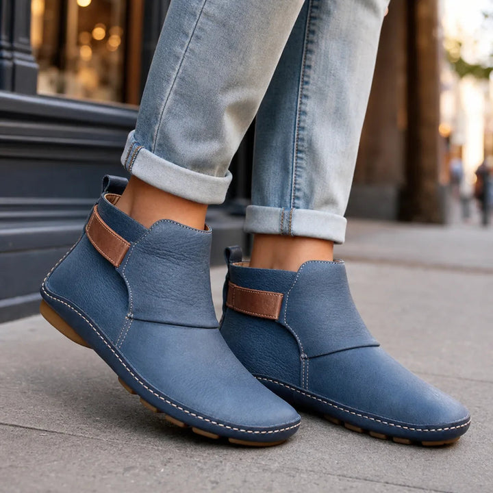 Strap ankle boots detail