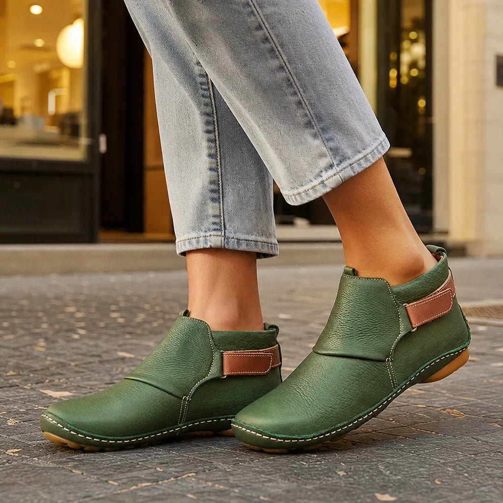 Strap ankle boots detail
