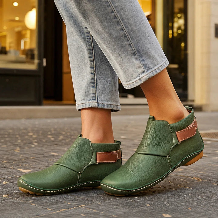 Strap ankle boots detail