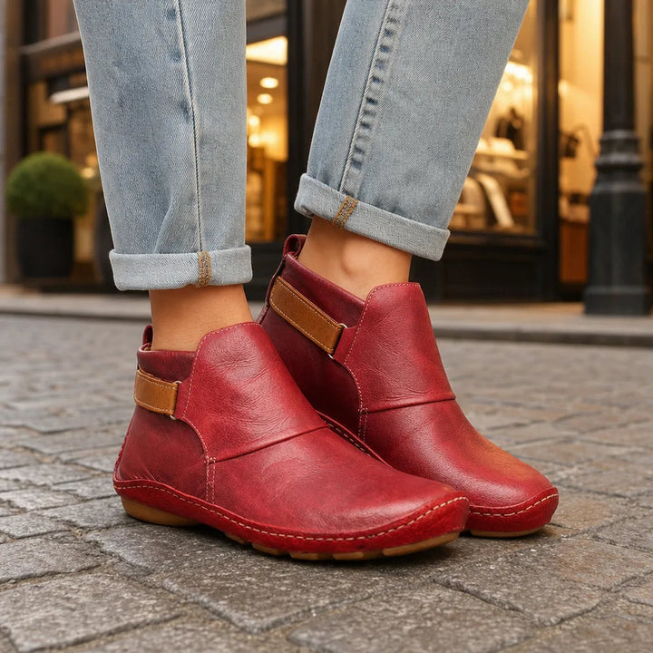 Strap ankle boots detail