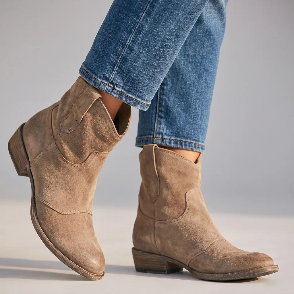 Cowboy boots women brown