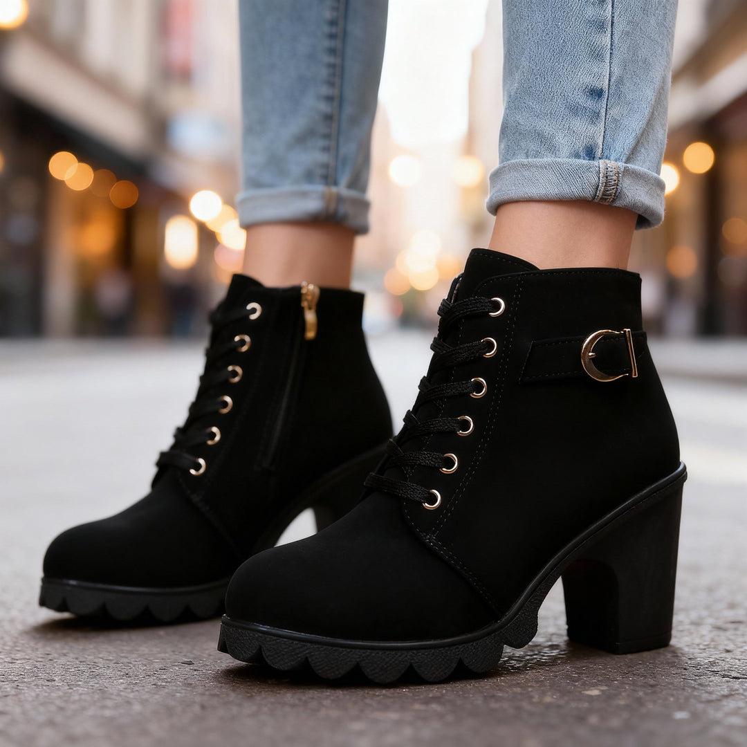 Ankle boots women black