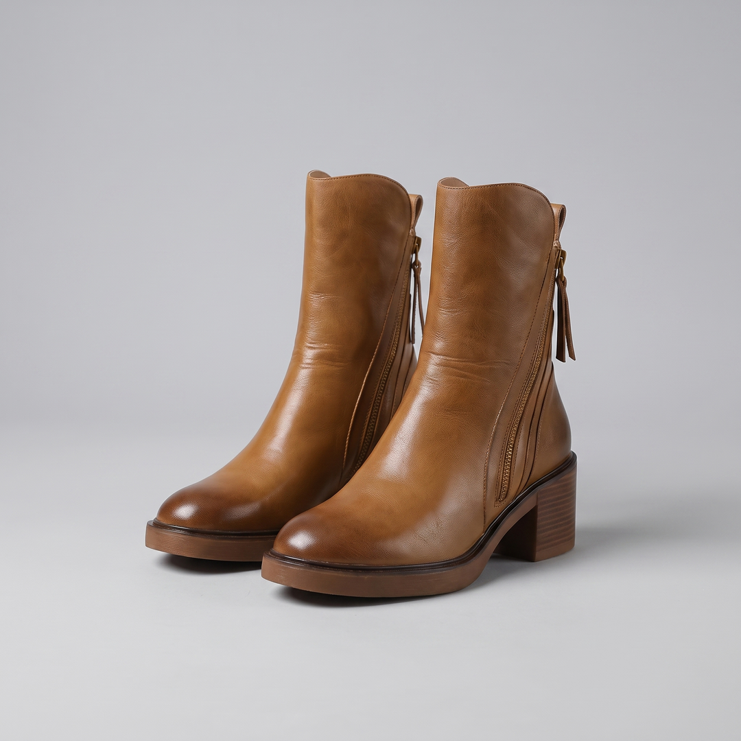 Chloe | Low-Heel Ankle Boots