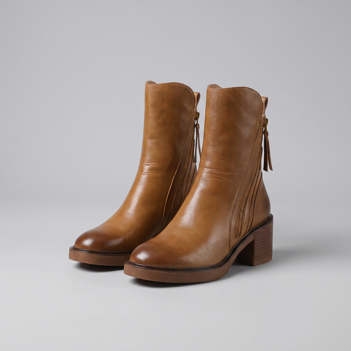 Chloe | Low-Heel Ankle Boots