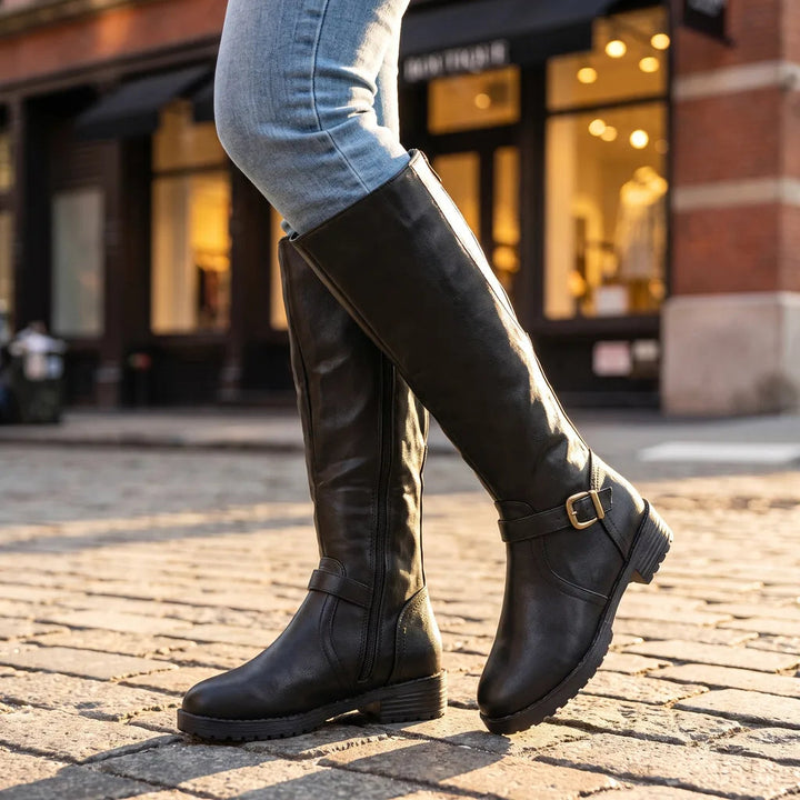 Knee high boots women detail