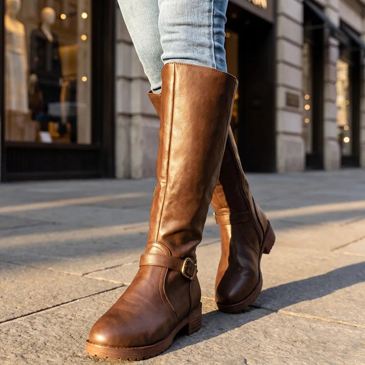 Knee high boots women detail
